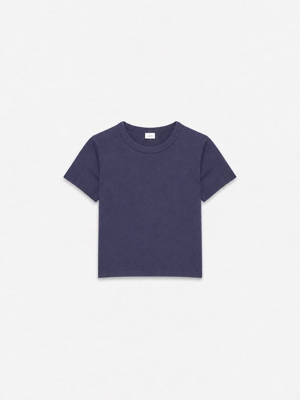 Aritzia Sunday Best Little Ribbed T-Shirt - Navy